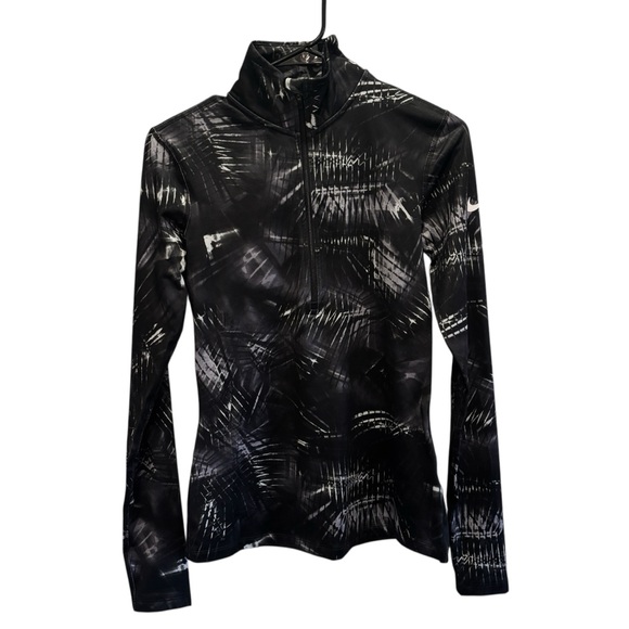 Nike Pro Warm Women's Long Sleeve Training Top Pullover Black - Picture 2 of 14